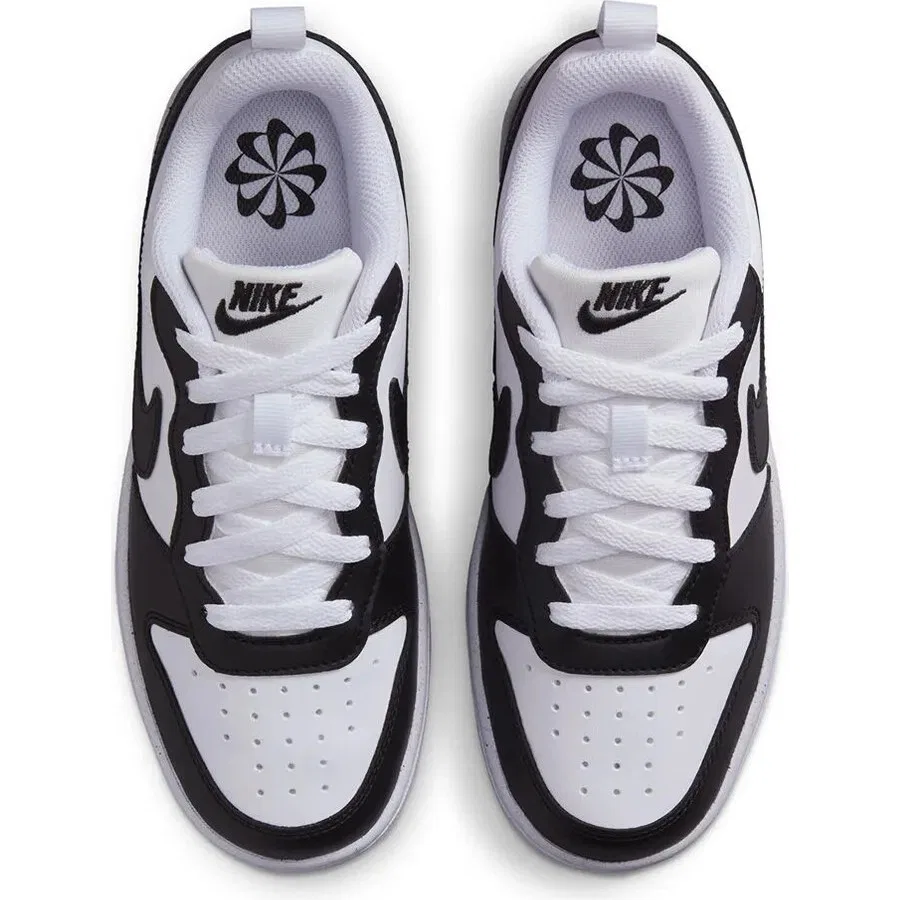 Детские кроссовки с низким профилем Court Borough Low Recraft Nike, Бело-черный — фото 2