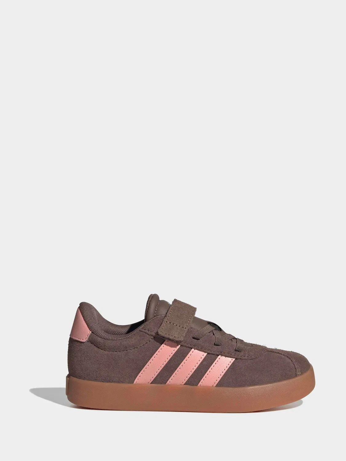 Кроссовки с липучками Vl Court 3.0 adidas, коричневый