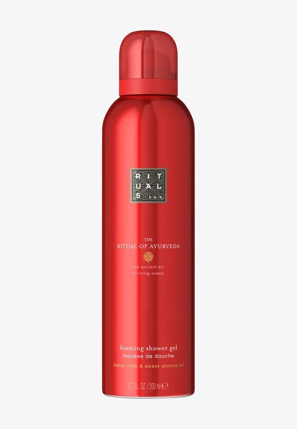 Гель для душа с ароматом розы The ritual of ayurveda foaming shower gel Rituals, 200 мл