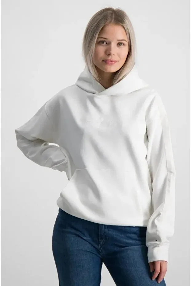 Детское худи с принтом Tommy Hilfiger, Nude Color