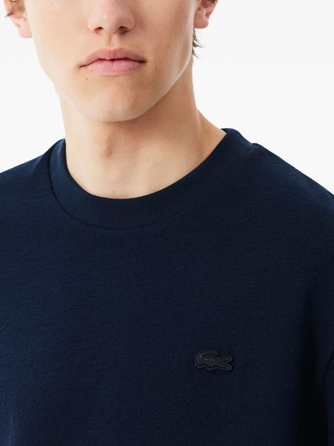 Футболка пике синего цвета Lacoste, синий — фото 2