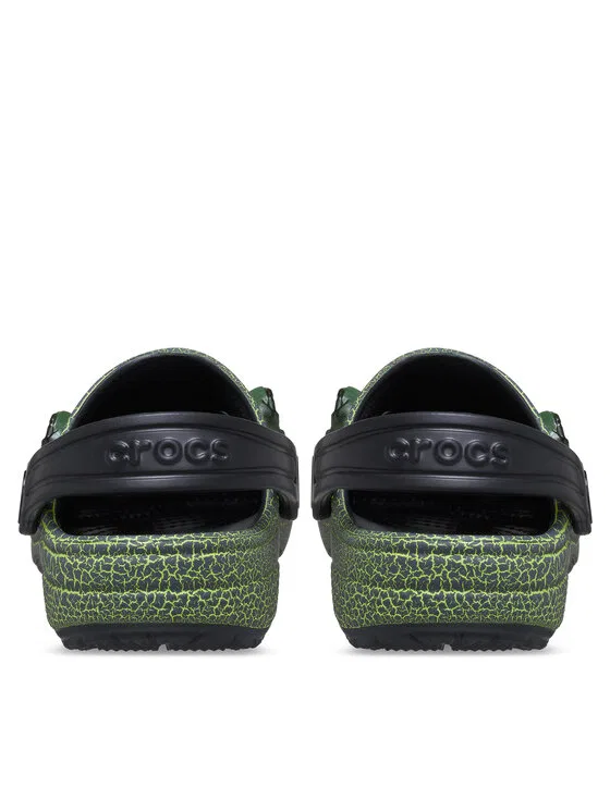 Шлепанцы Classic IAM Scary Dino Clog T Crocs, черный — фото 3