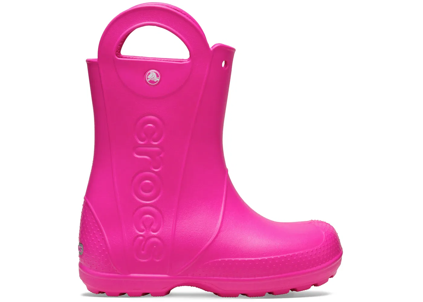 Детские резиновые сапоги Crocs Handle It Rain Boot, Pink Crush