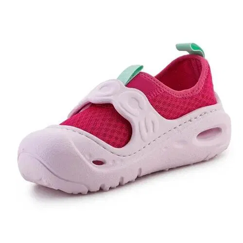 Детские сандалии с закрытым носком Crocs Swiftwater Splash K, Rosa — фото 4