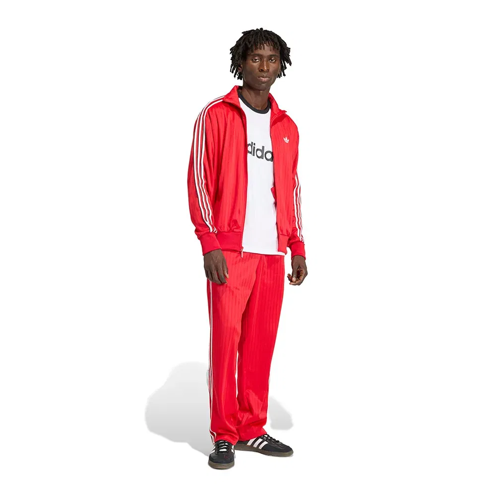 Брюки Firebird Loose Pinstripes Adidas Originals, красный — фото 4