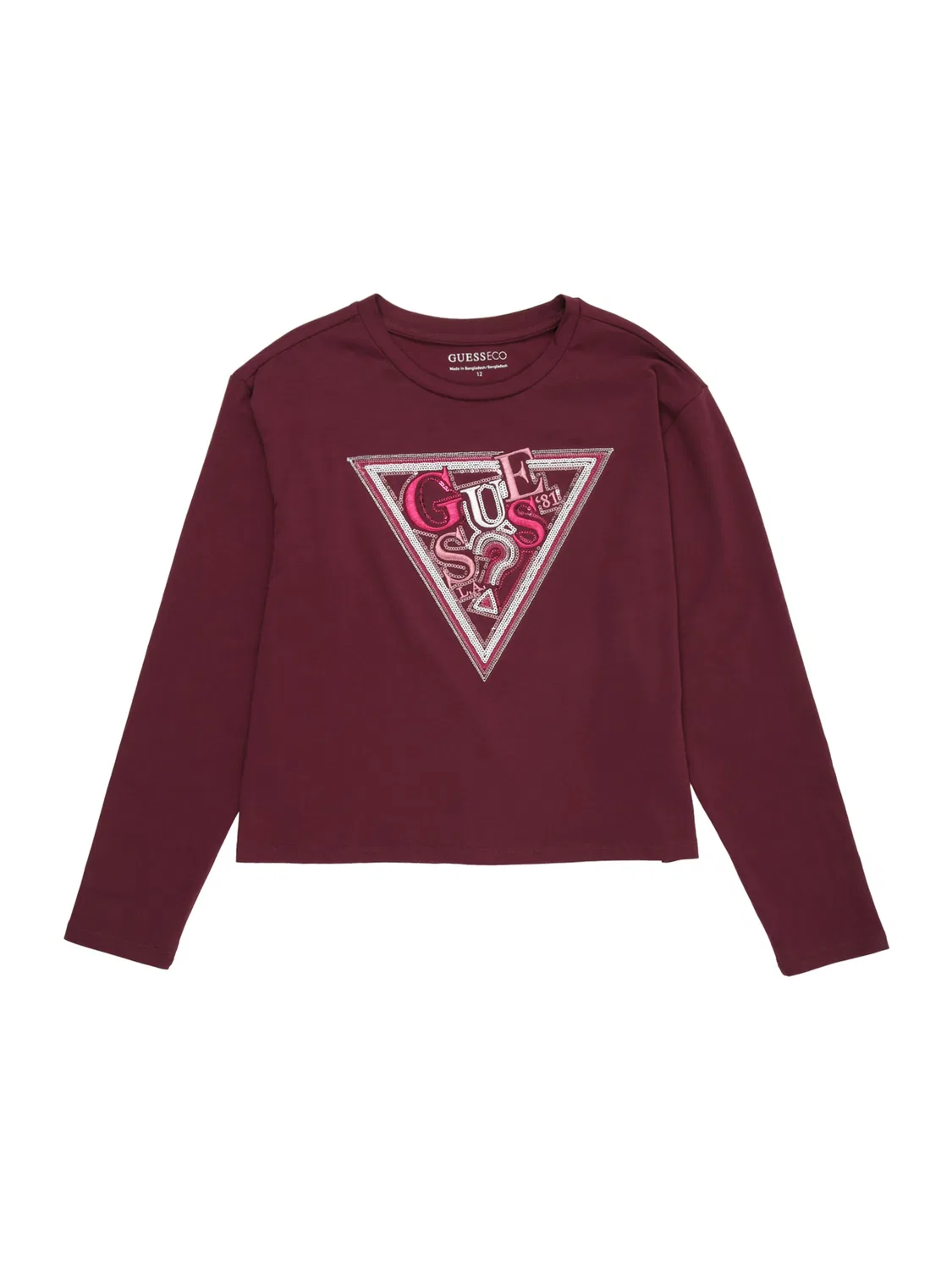 Рубашка Guess Midi красного цвета