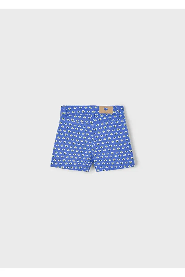 Детские шорты для девочек с принтом Mayoral, Navy Blue — фото 3