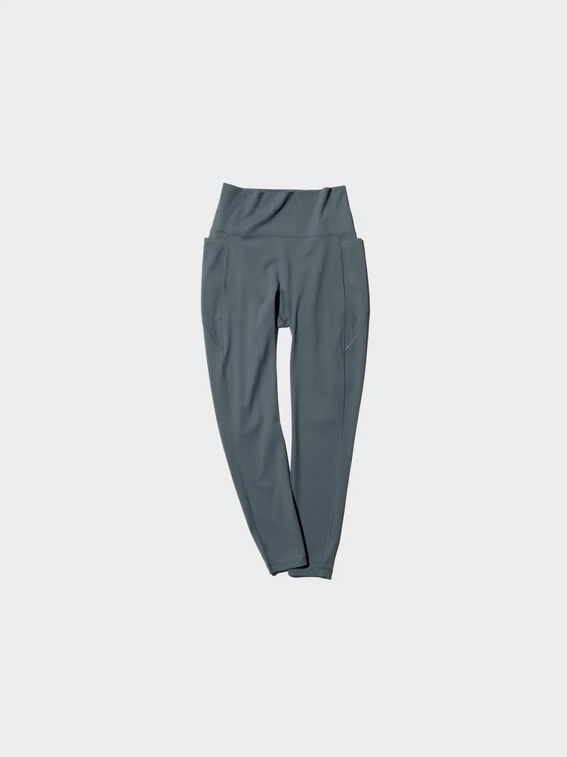Леггинсы спортивные эластичные Uniqlo, темно-серый