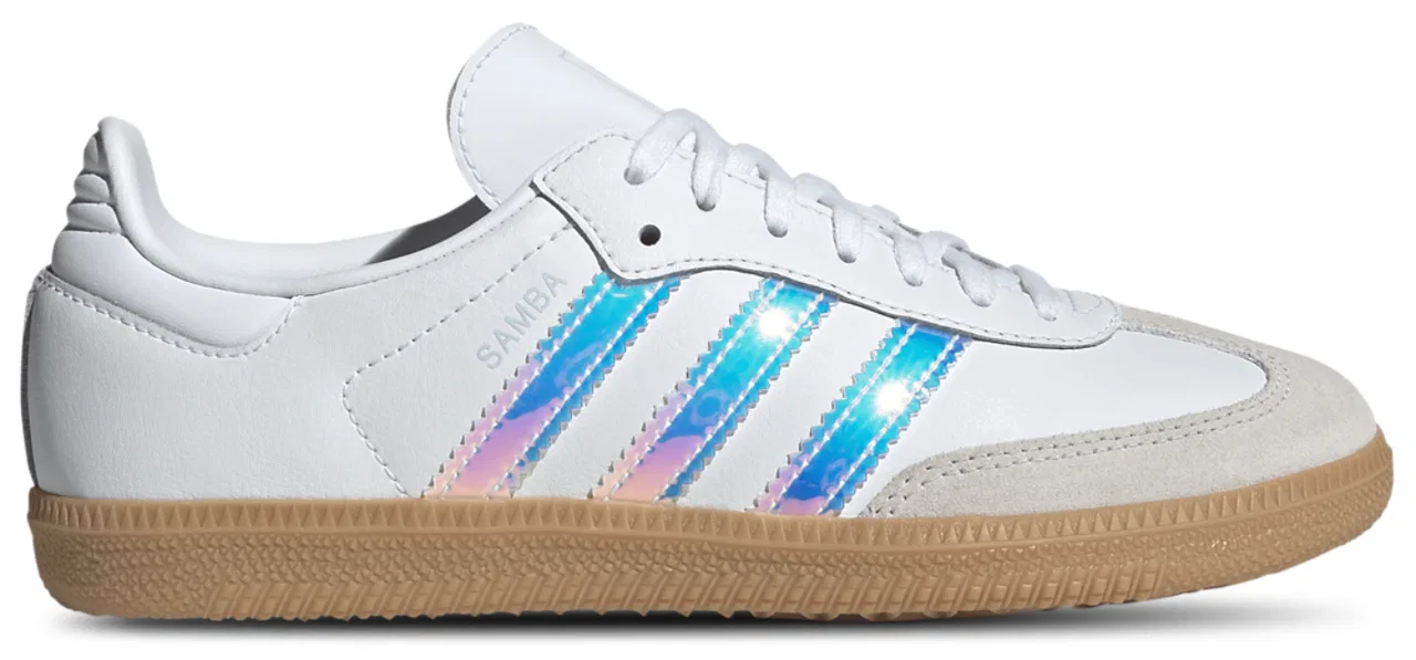 Кроссовки для девочек Samba OG Adidas, цвет Halo Blue/White