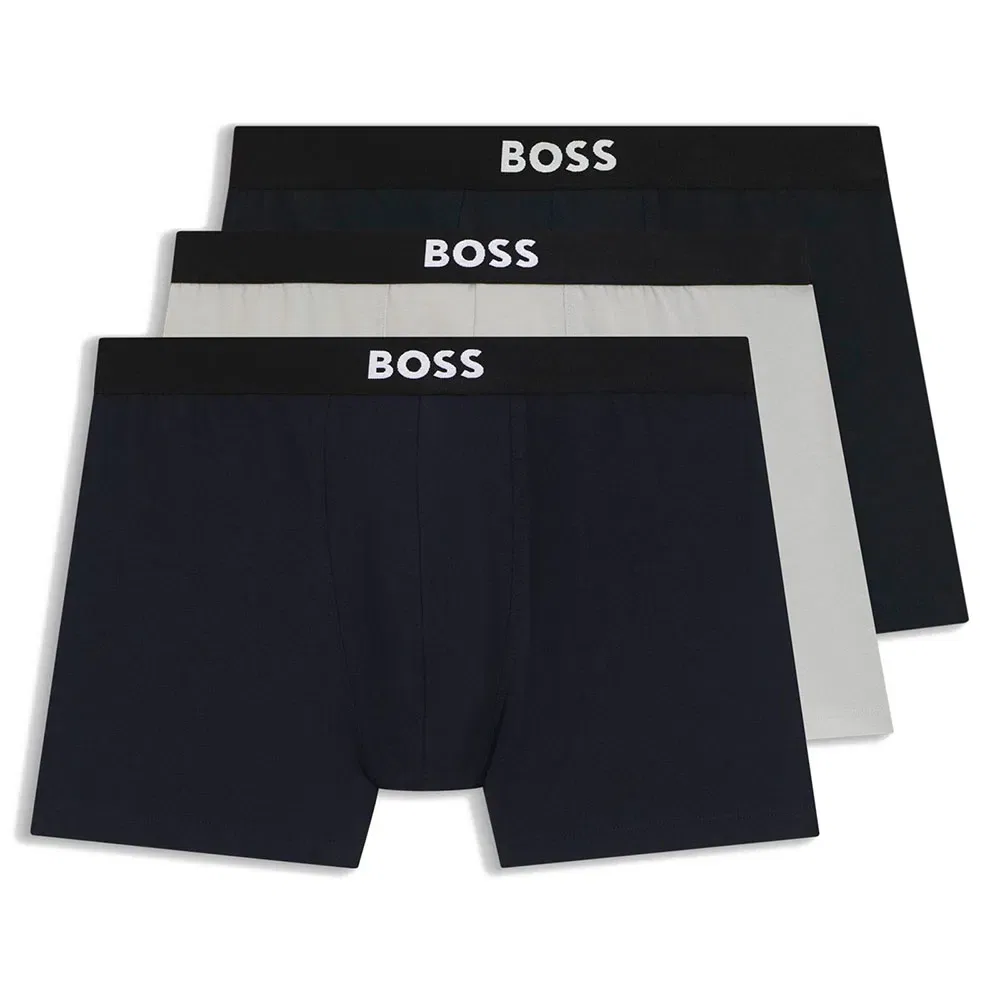 Мужские боксеры из органического хлопка BOSS One, Black