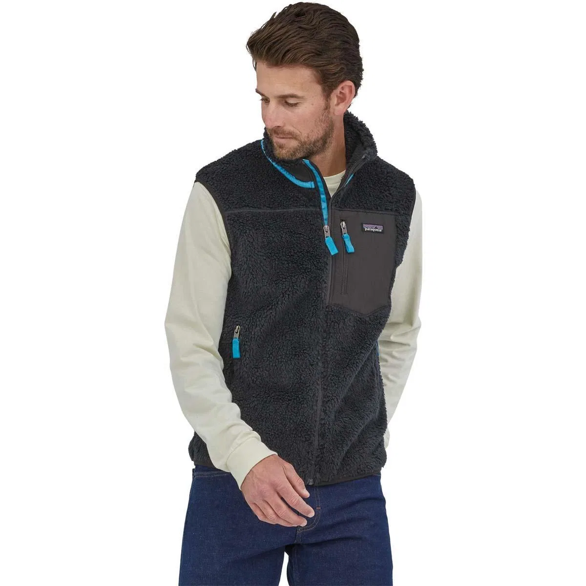Жилет из флиса с ветрозащитной мембраной Classic Retro-X Patagonia, Pitch Blue