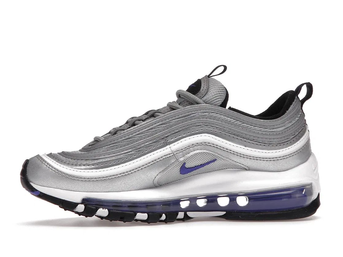 Детские кроссовки Lifestyle Nike Air Max 97, Metallic Silver/Black/White/Persian Violet — фото 3