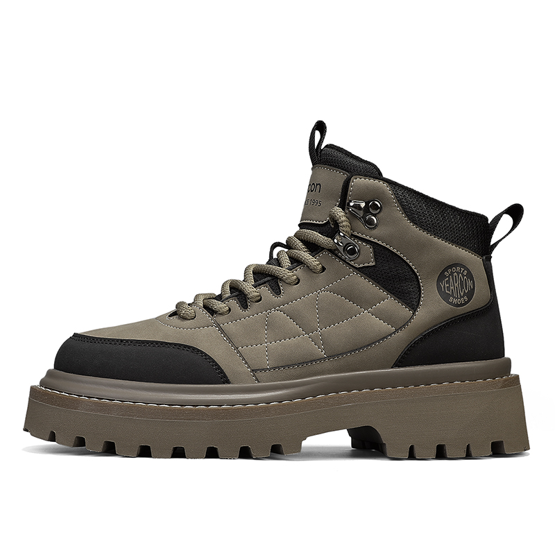 YEARCON Мужские уличные ботинки хаки/черные, цвет Khaki/Black — фото 3