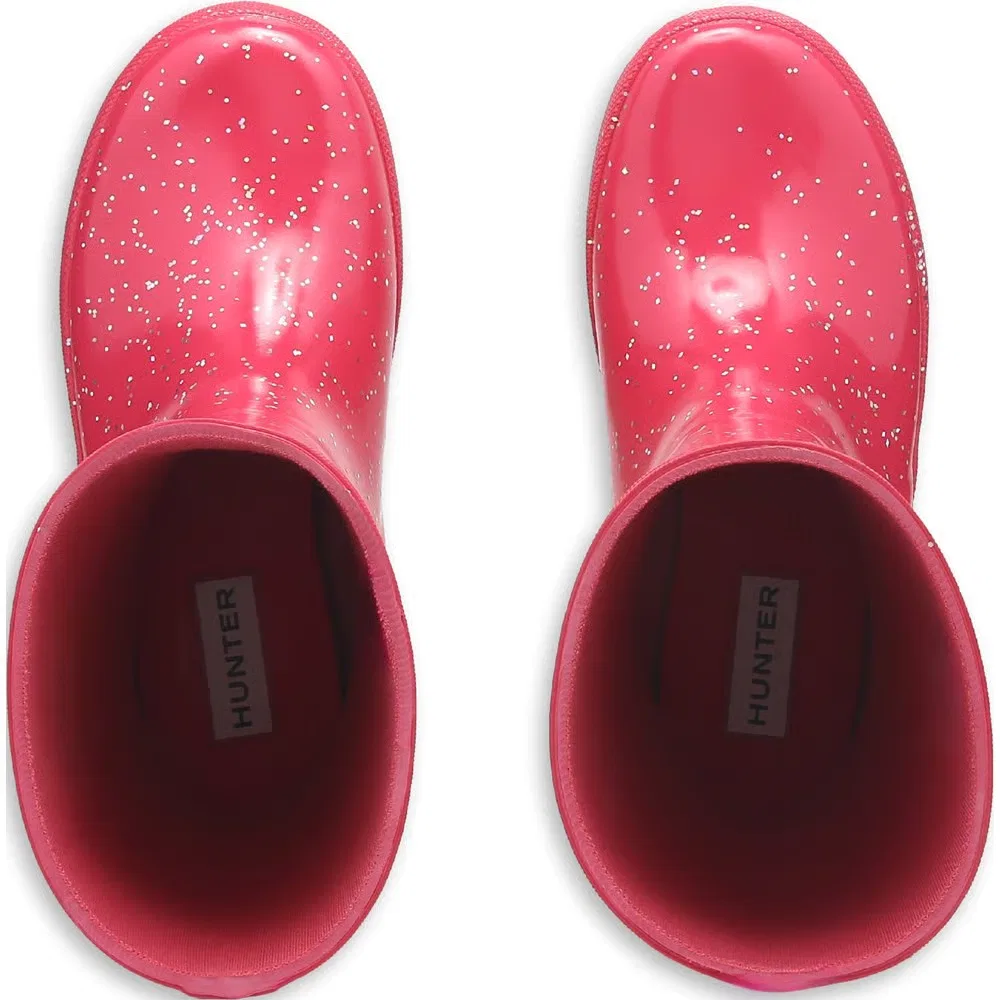Оригинальные детские резиновые сапоги Hunter, Pink Glitter Multi — фото 4