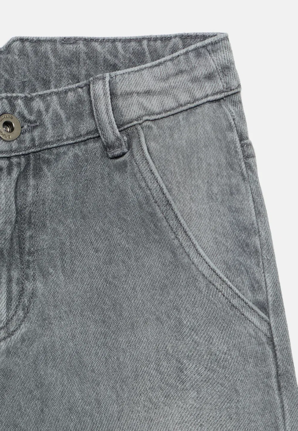 Джинсы унисекс с карманами, зауженный крой Emporio Armani, Denim Gray — фото 3