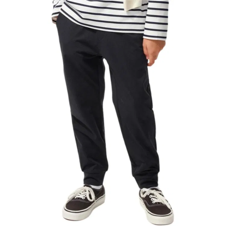 Детские быстросохнущие штаны Stretch, UNIQLO, Black