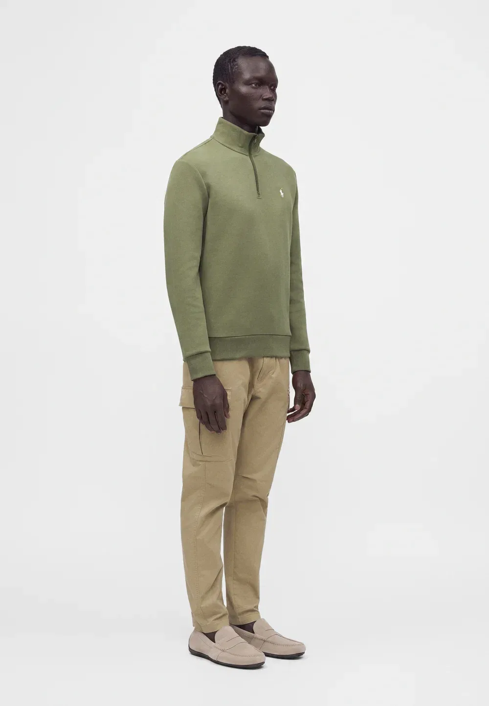 Толстовка с длинным рукавом Polo Ralph Lauren, Cruise Olive — фото 4
