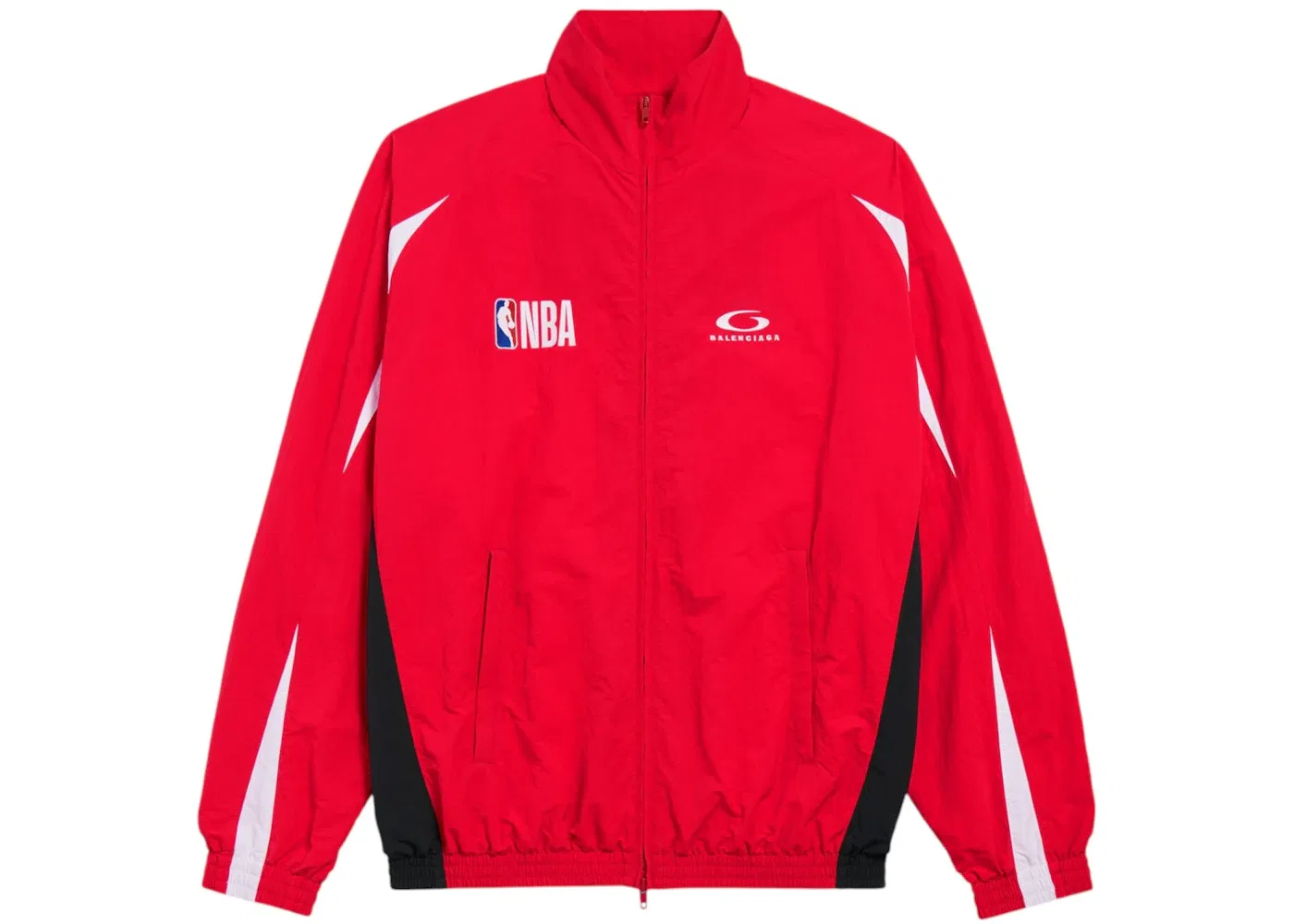 Мужская куртка с принтом Balenciaga x NBA Tracksuit Jacket, Red