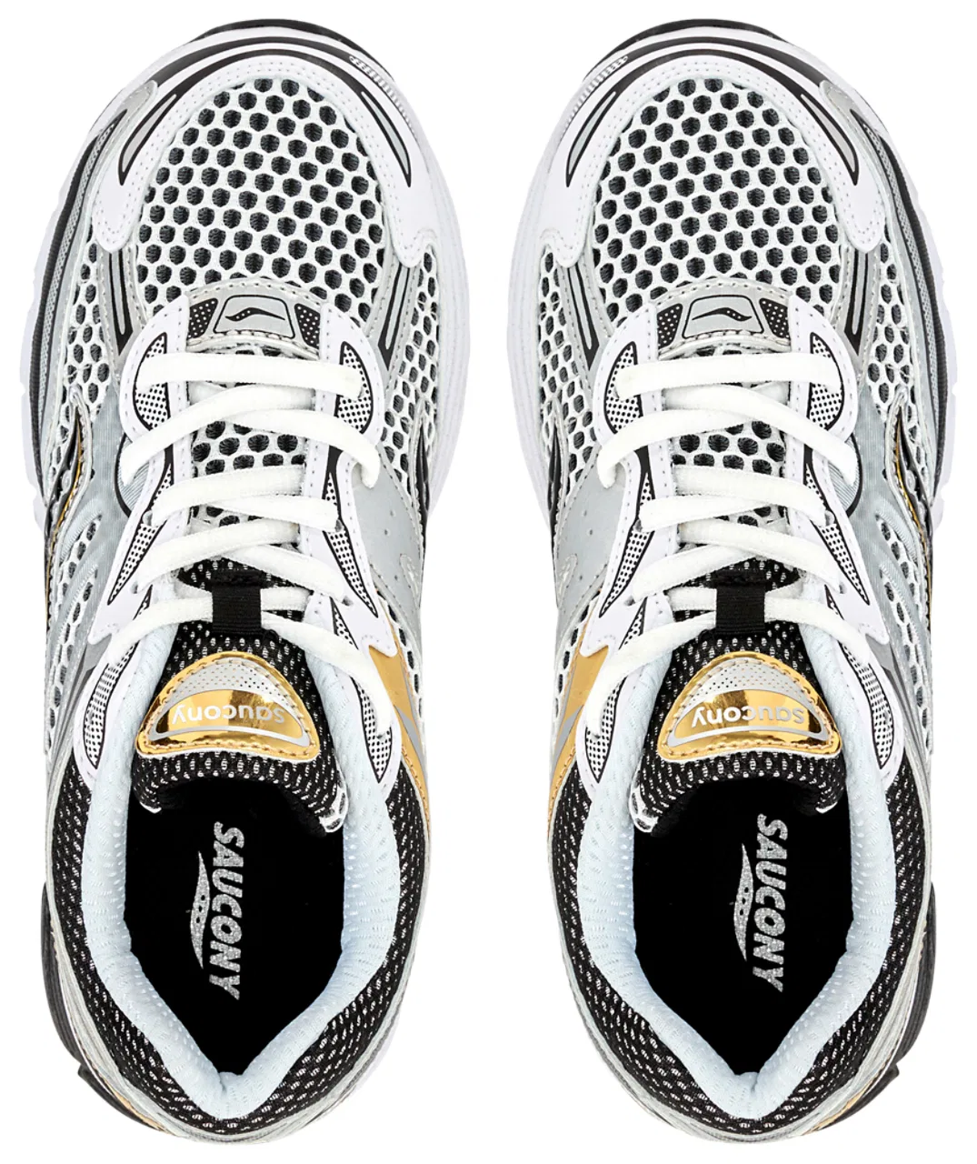 Кроссовки для мальчиков Omni 9 Saucony, цвет Gold/Silver — фото 4