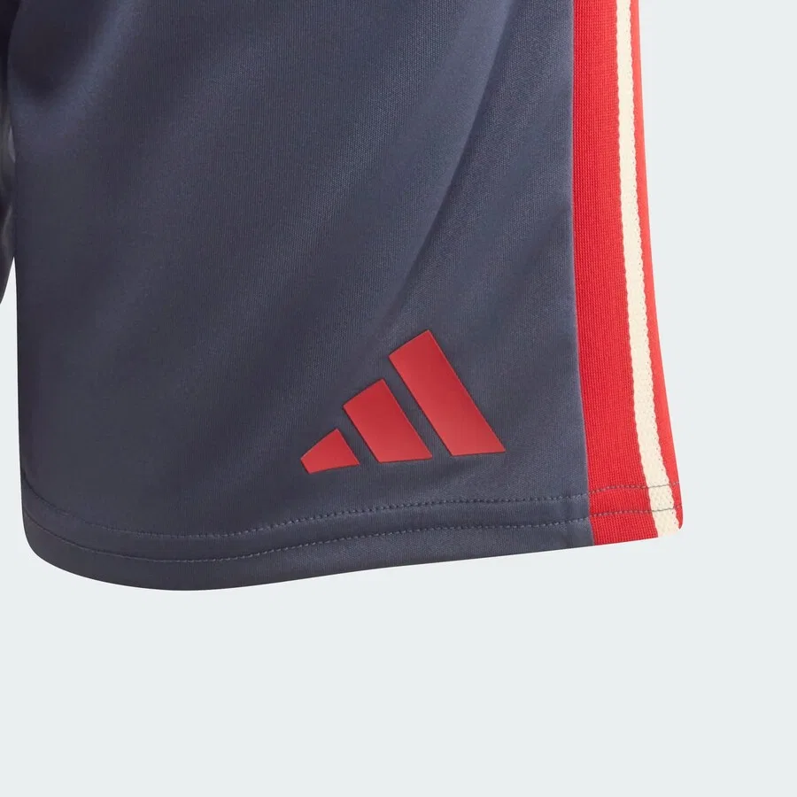 Спортивные шорты ADIDAS PERFORMANCE Slim fit 'France' в темно-синем цвете — фото 4