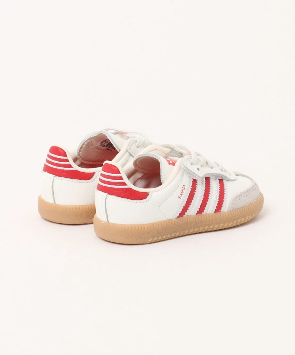 Детские кроссовки с замшевым верхом Samba OG CF EL I Adidas, White — фото 2