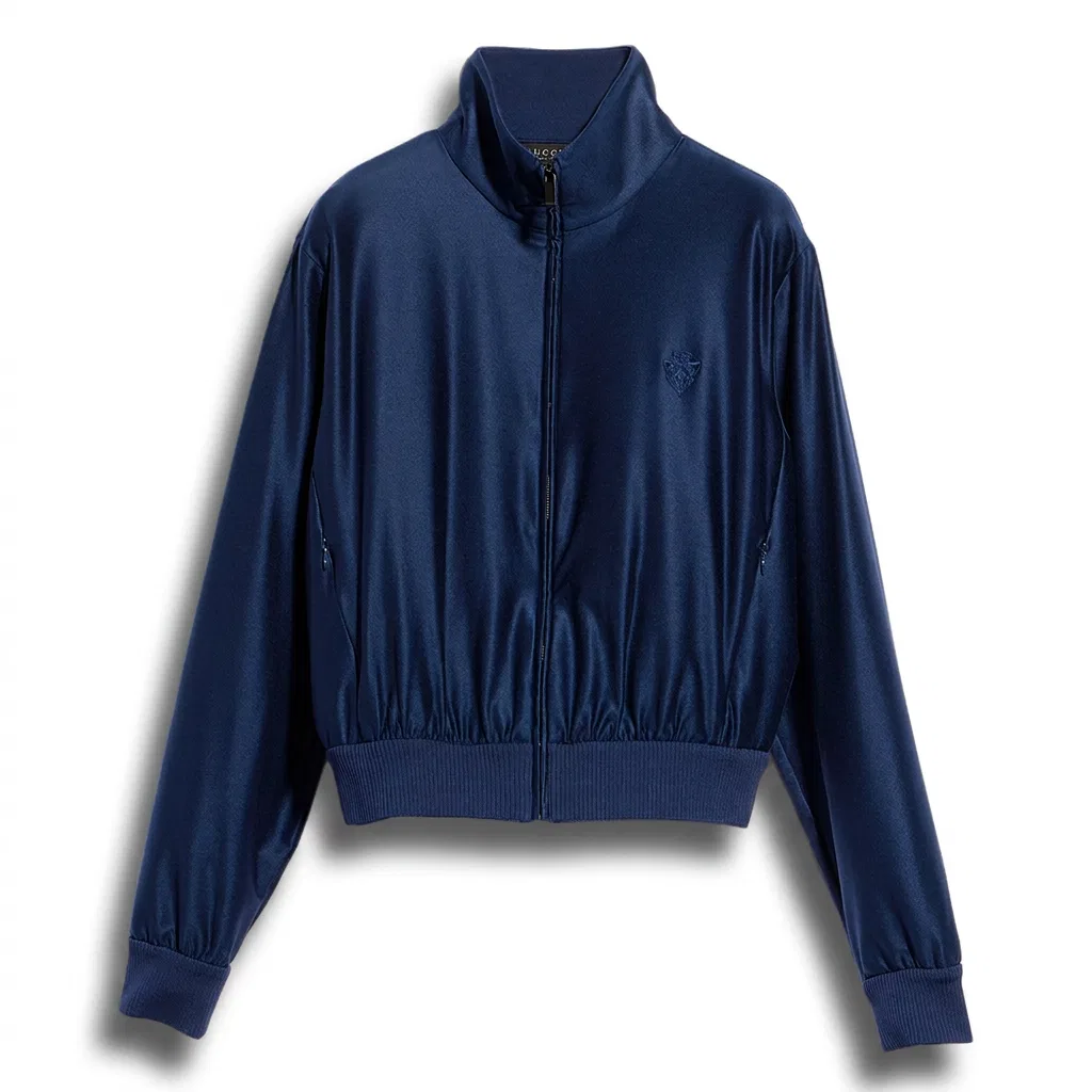 Женская куртка с воротником-стойкой GUCCI, Blue