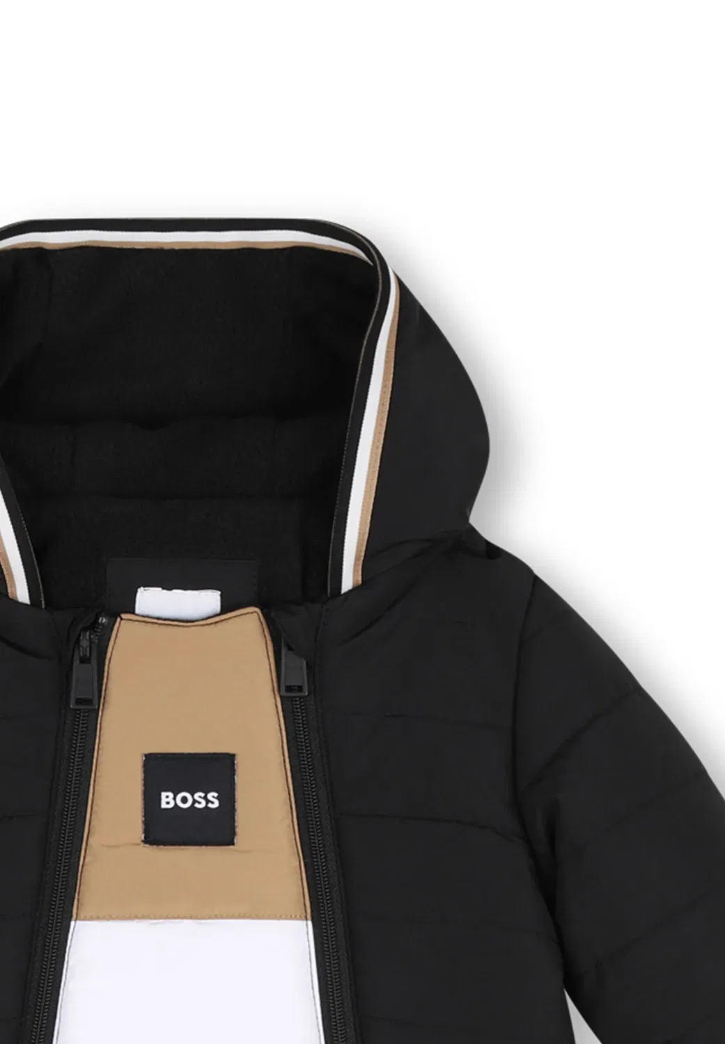 Детский комбинезон "все в одном" Boss Kidswear, Black — фото 4