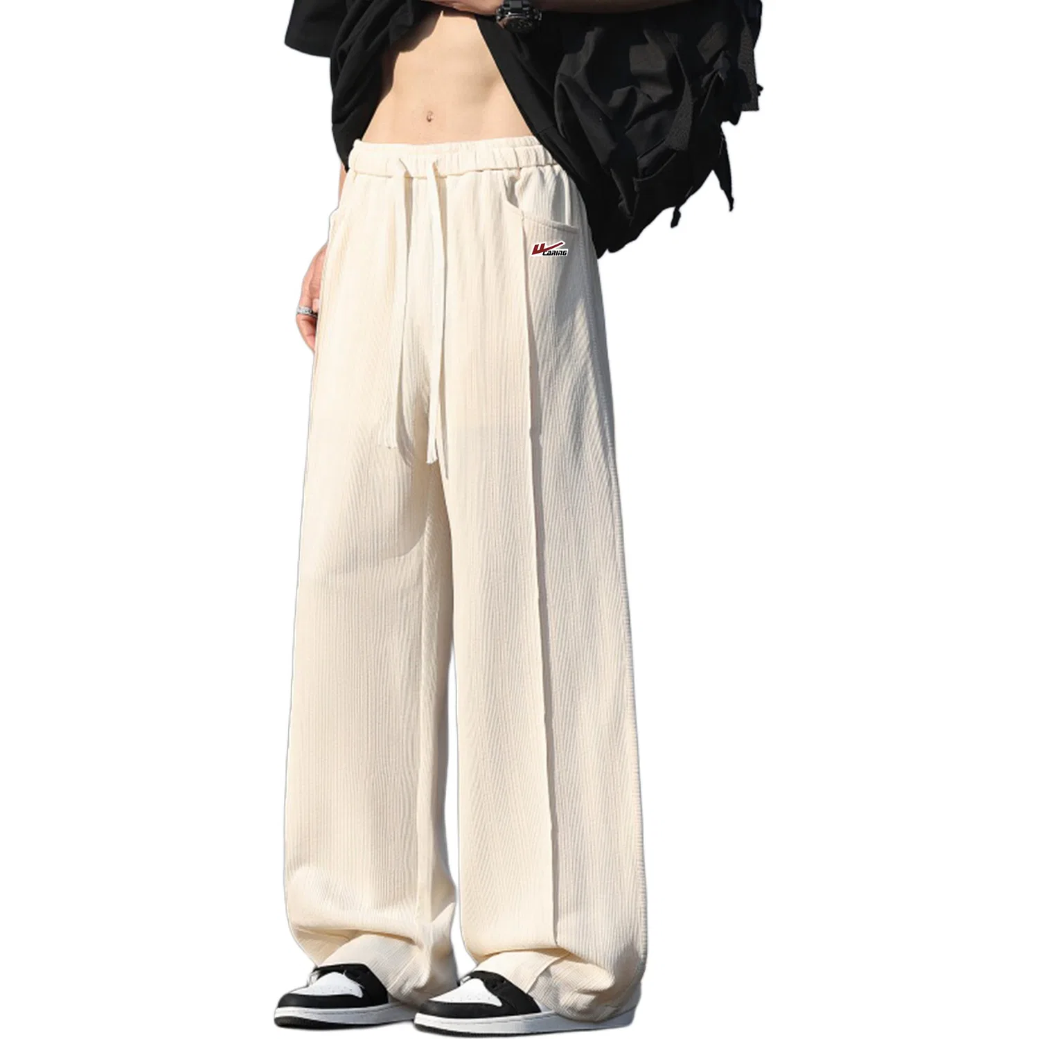 Детские брюки свободного кроя Beige Apricot Casual Pants WARRIOR