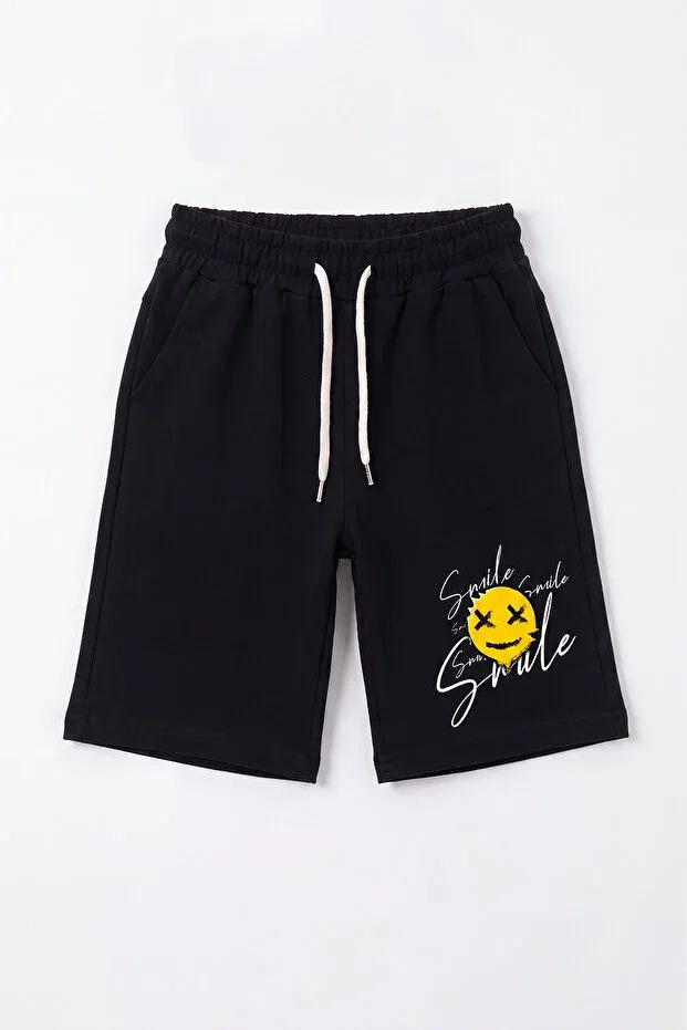 Детские шорты для мальчиков с принтом комплект 3 шт Ya Ko Kids, Green-Gray-Black — фото 4
