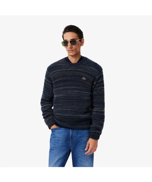 Свитер с полосками ah5221-55n, Lacoste, мужской