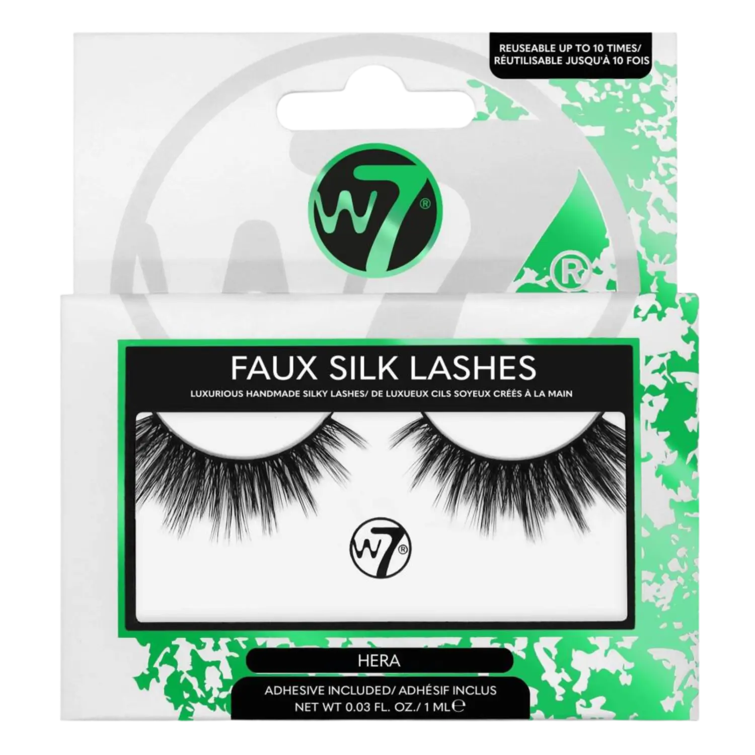 

W7 3D Faux Silk Lashes Накладные ресницы Hera, 2 шт/1 упаковка