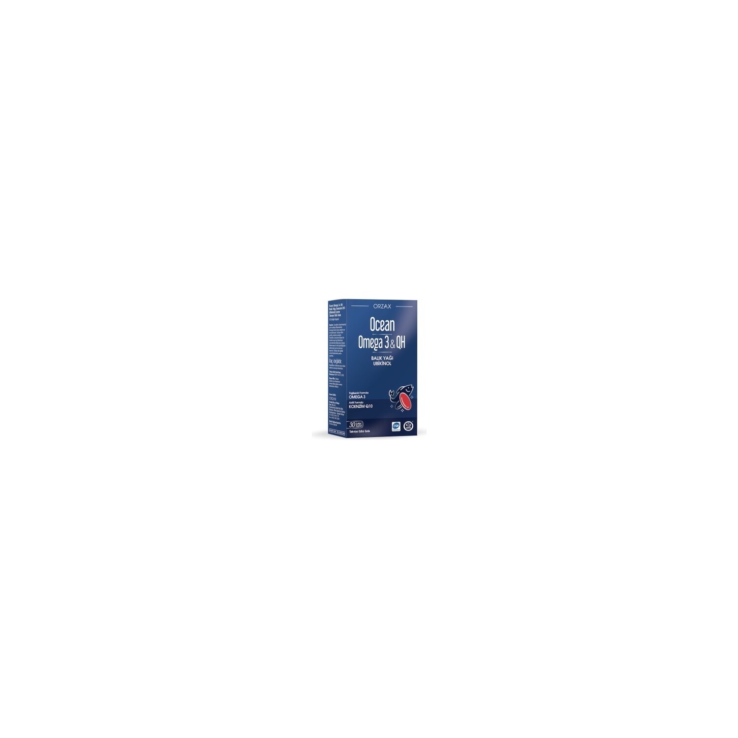 

Добавка Ocean Omega 3 & Qh, 30 капсул