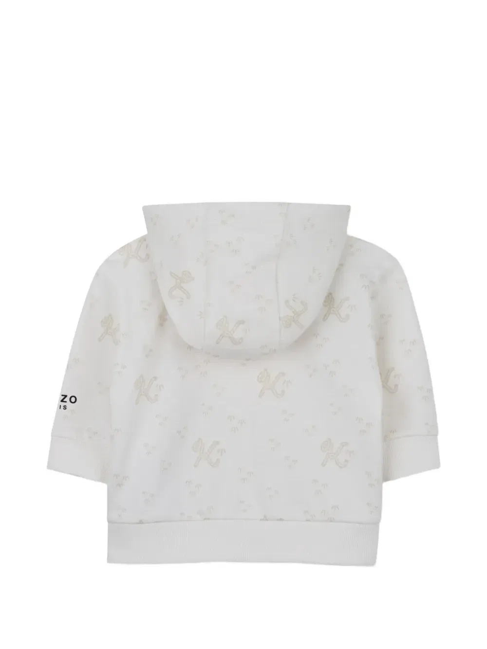Комплект из трех предметов с принтом Kenzo Kids, бежевый — фото 4
