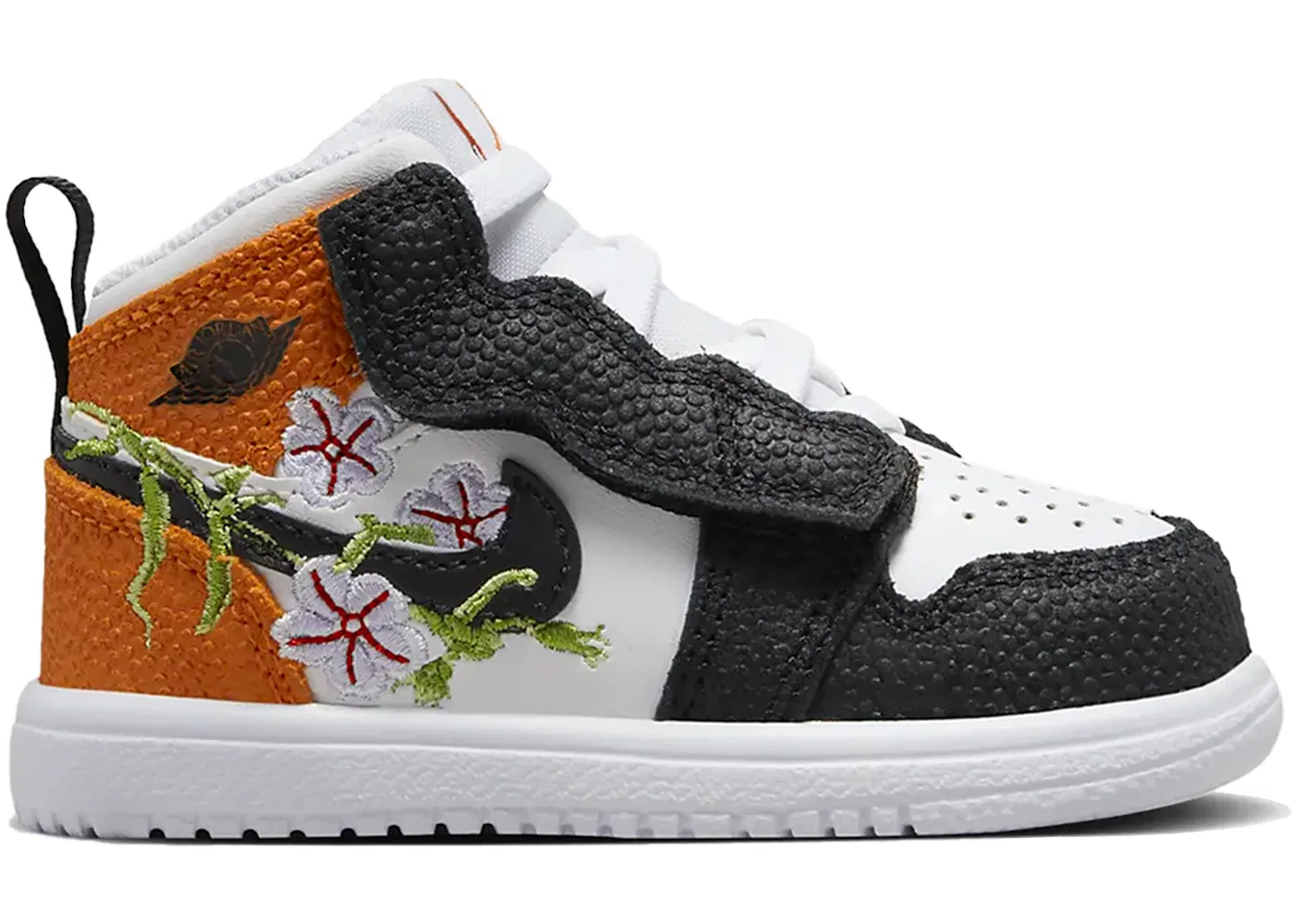 Детские кроссовки Lifestyle Jordan 1 Mid Alt SE Jordan, White/Starfish/Vivid Green/Black
