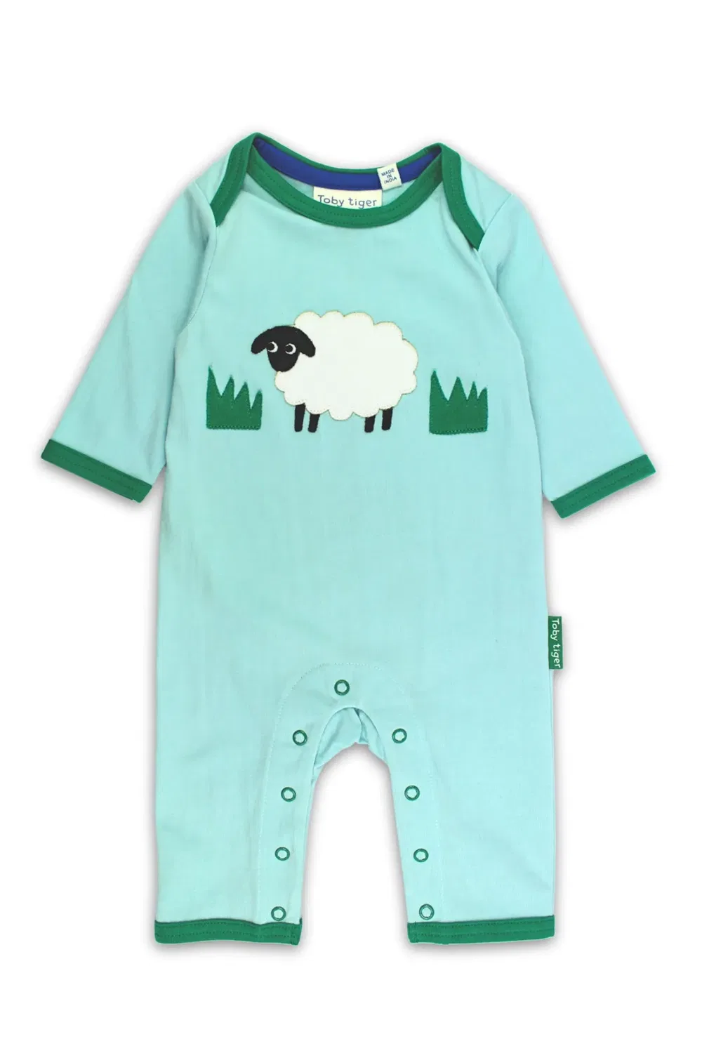Детский боди-комбинезон с аппликацией Sheep Toby Tiger, Blue
