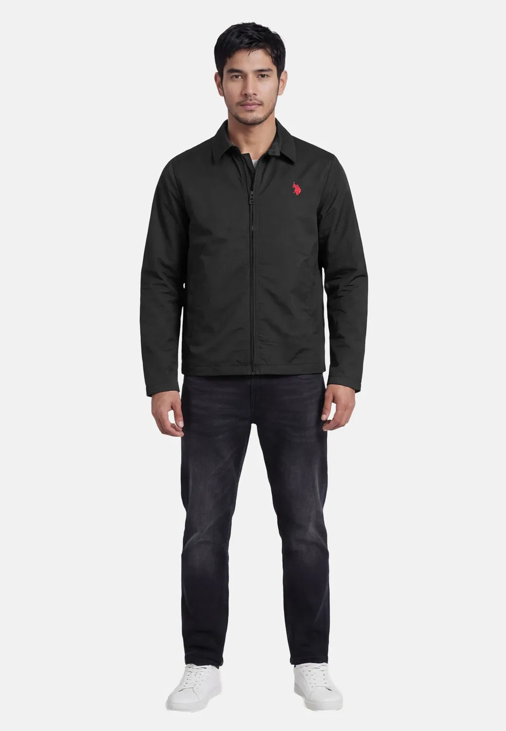 Мужская куртка демисезонная U.S. Polo Assn., Black — фото 3