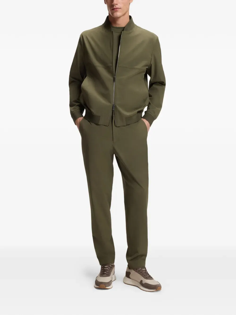 Футболка BOSS, цвет Olive Green — фото 2