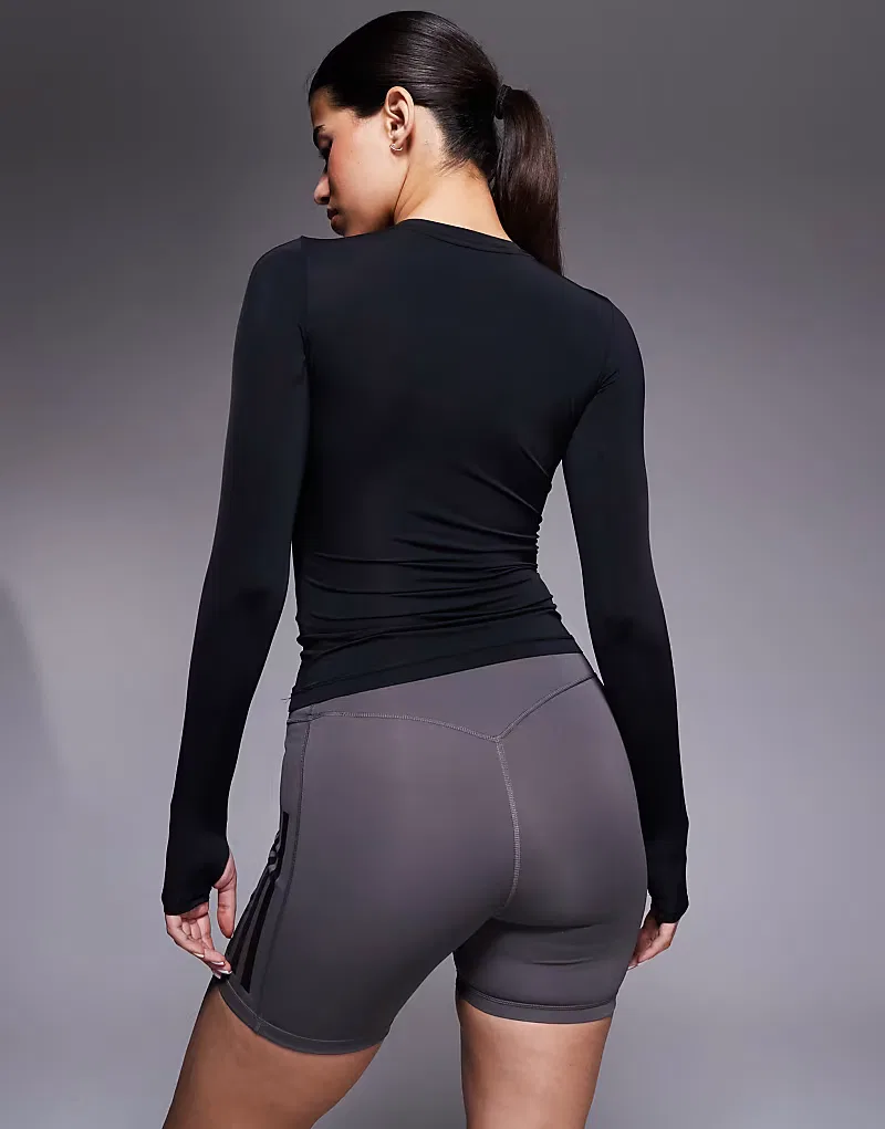 Лонгслив Power Essentials Adidas Training, черный — фото 4
