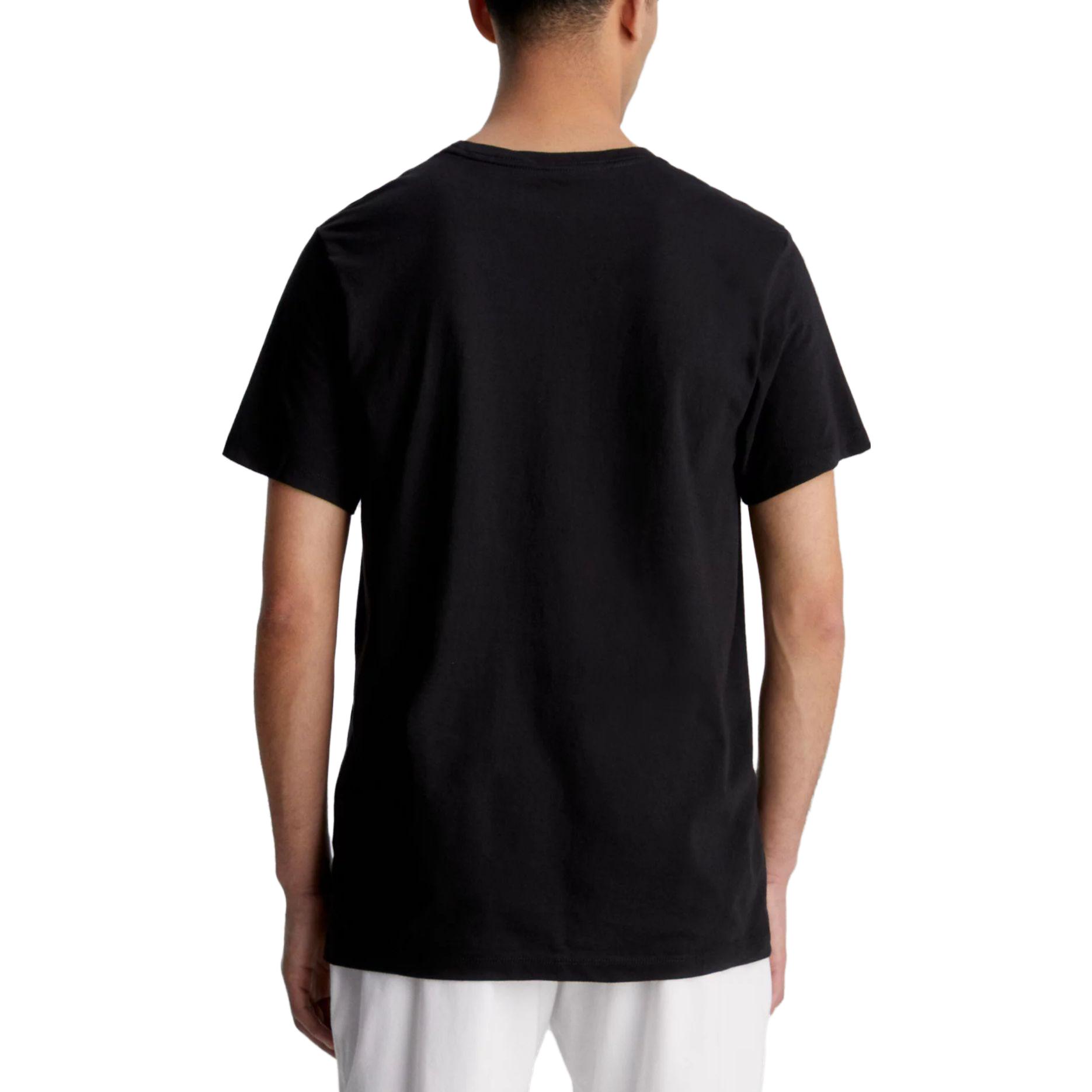 Комплект футболок Calvin Klein Cotton Classics 3 шт., черный/белый/серый — фото 3