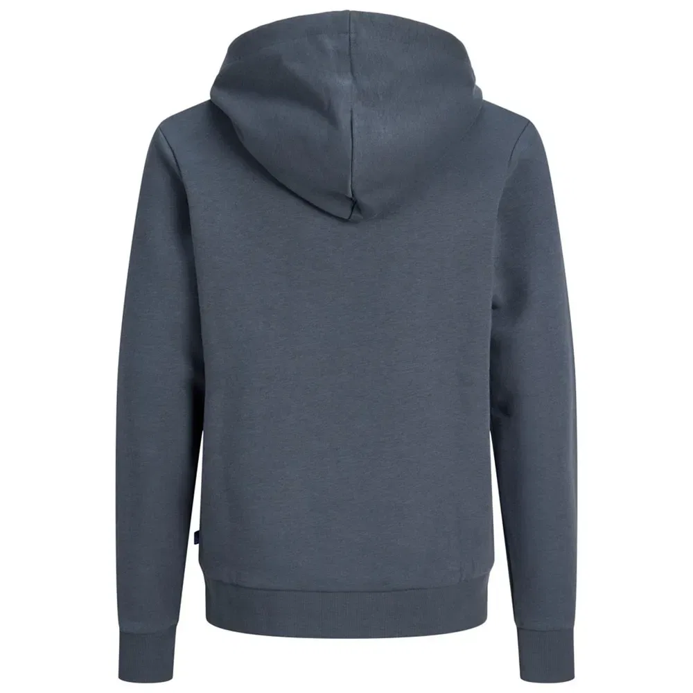 Детское худи с принтом Jack & jones Logo 2Col, Grey — фото 2