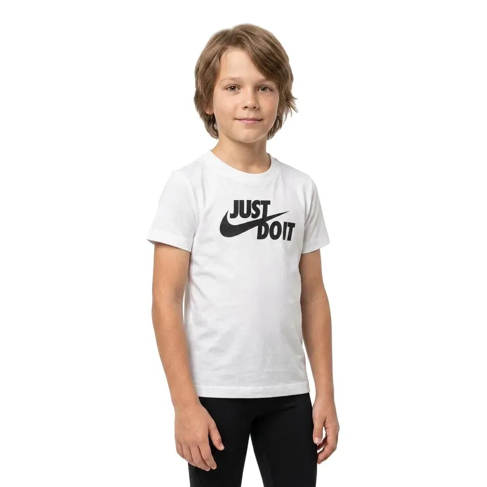 Детская футболка хлопковая Nike Sportswear, White