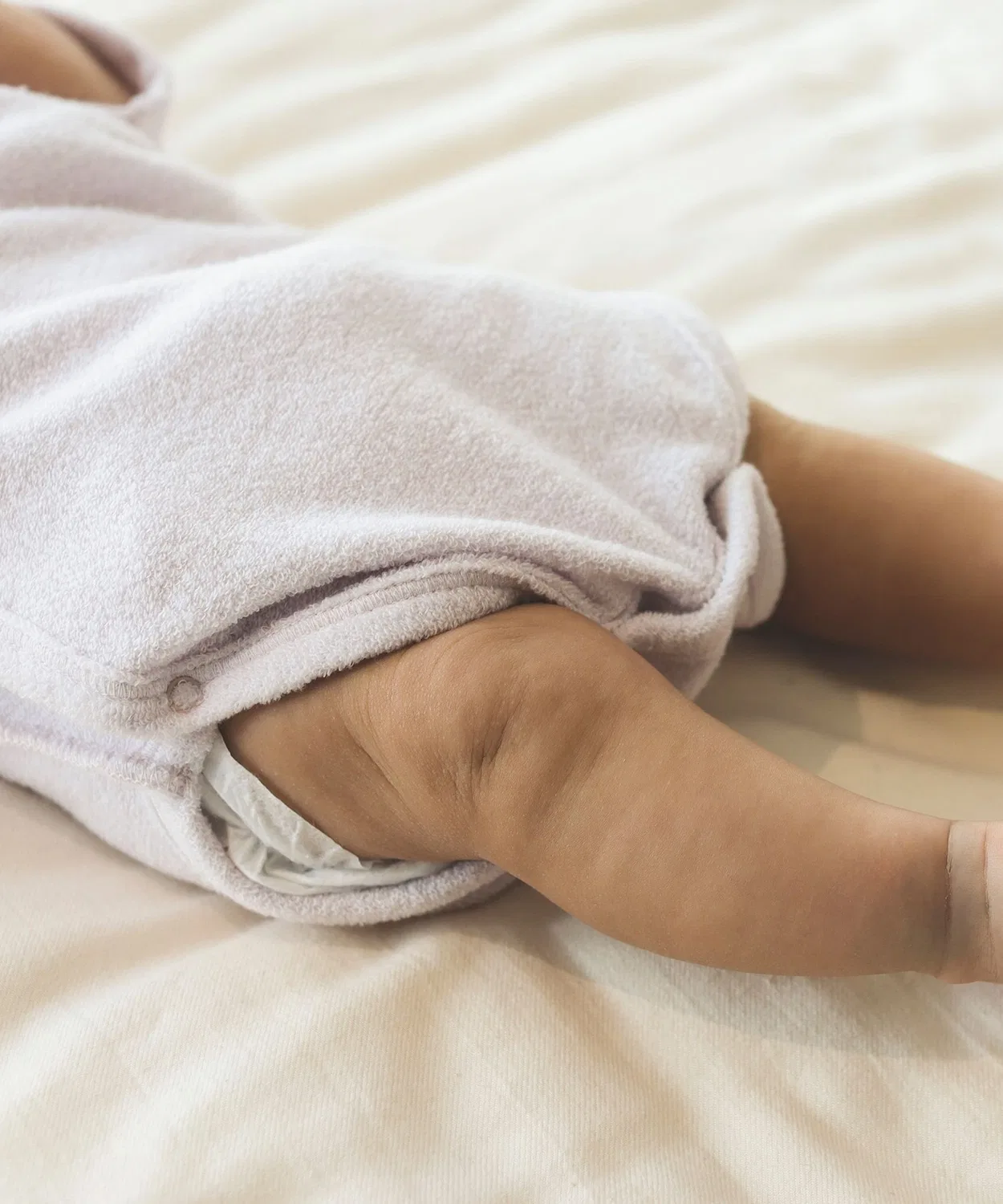 Детский боди-комбинезон с длинным рукавом модель Smile Cotton Kodomo Beams, Лавандовый — фото 4