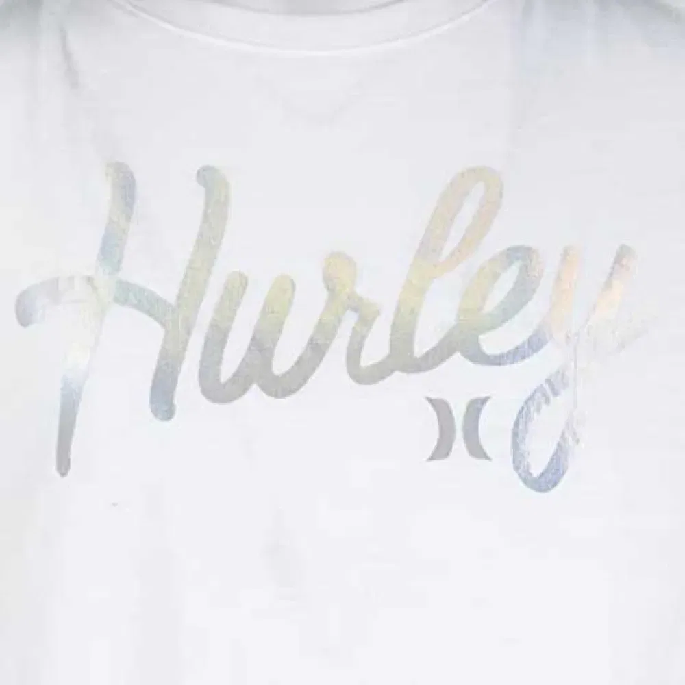 Детская футболка с укороченным кроем Knotted Boxy Hurley, White — фото 3