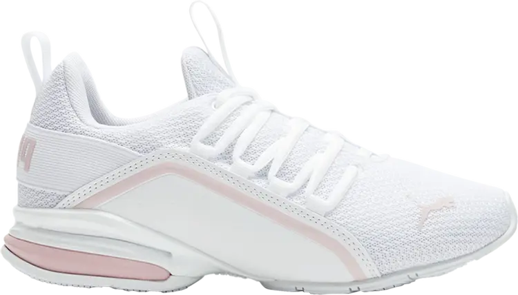 

Кроссовки Puma Wmns Axelion Metallic Wide White Chalk Pink, белый
