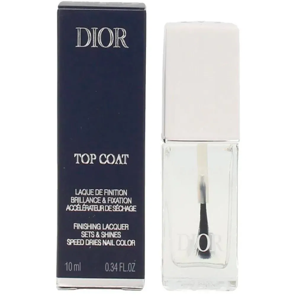 Лак для ногтей Top Coat Dior, прозрачный