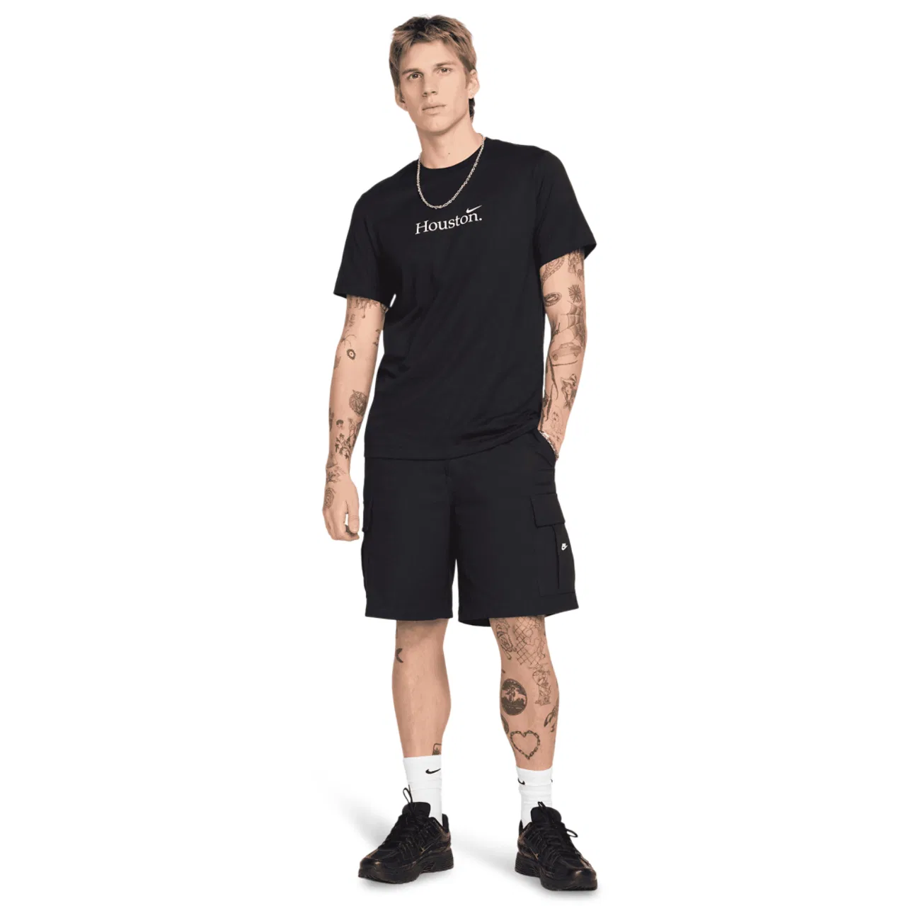 Футболка мужская Houston Nike, черный/белый — фото 4