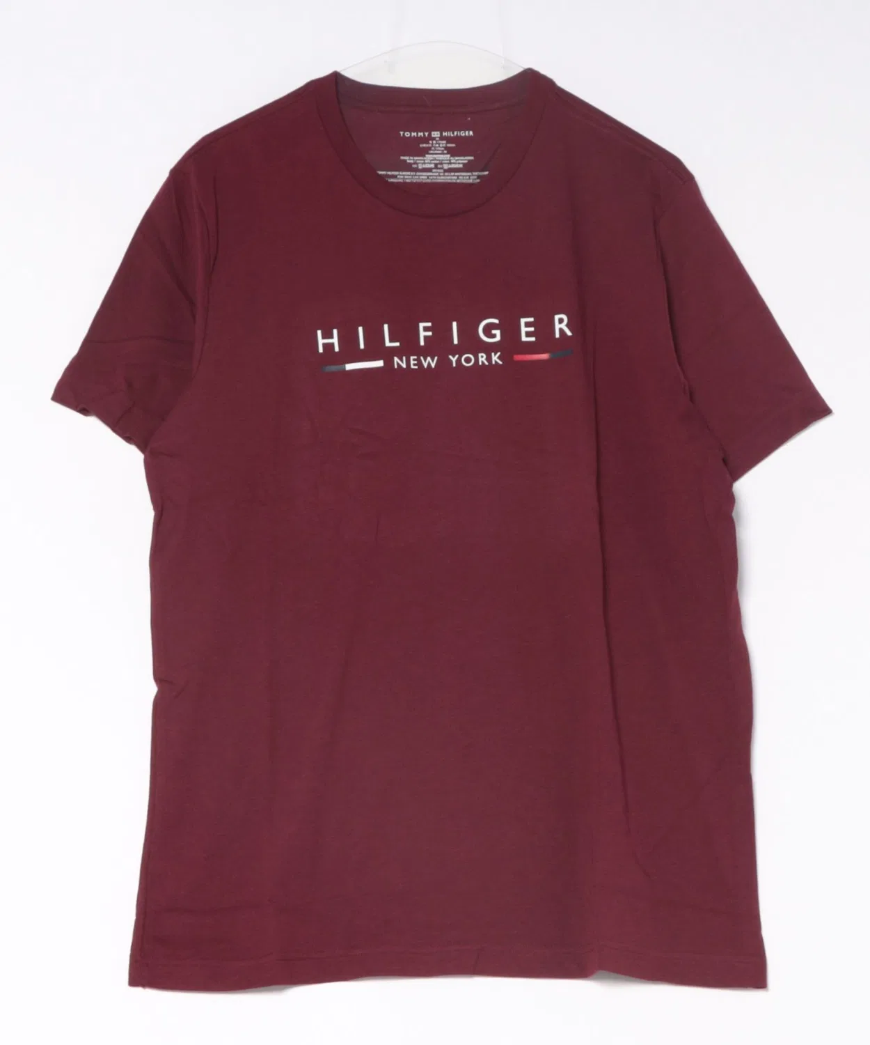 Мужская футболка с коротким рукавом с логотипом TOMMY HILFIGER, Красный