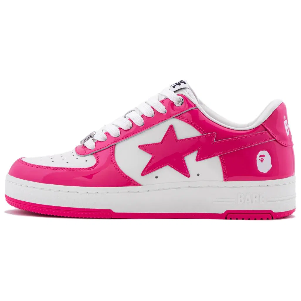 Кроссовки для скейтбординга BAPE STA Pink White