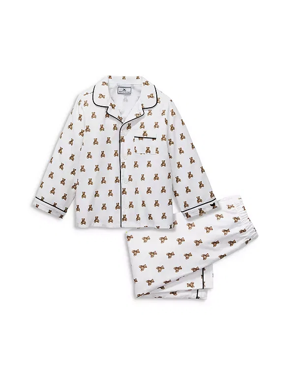 Детский комплект пижам TEDDY Tales Classic Petite Plume, белый