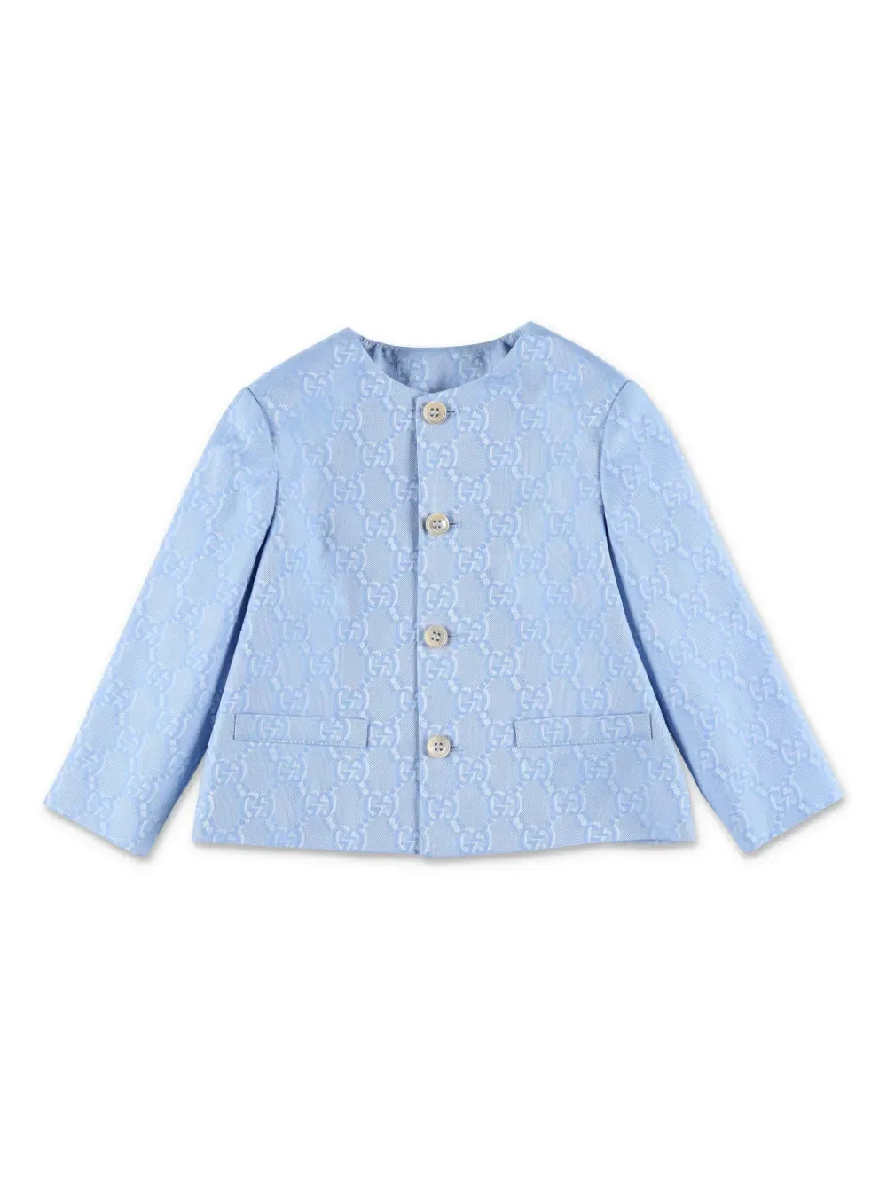 Куртка Gg Supreme Gucci Kids, синий